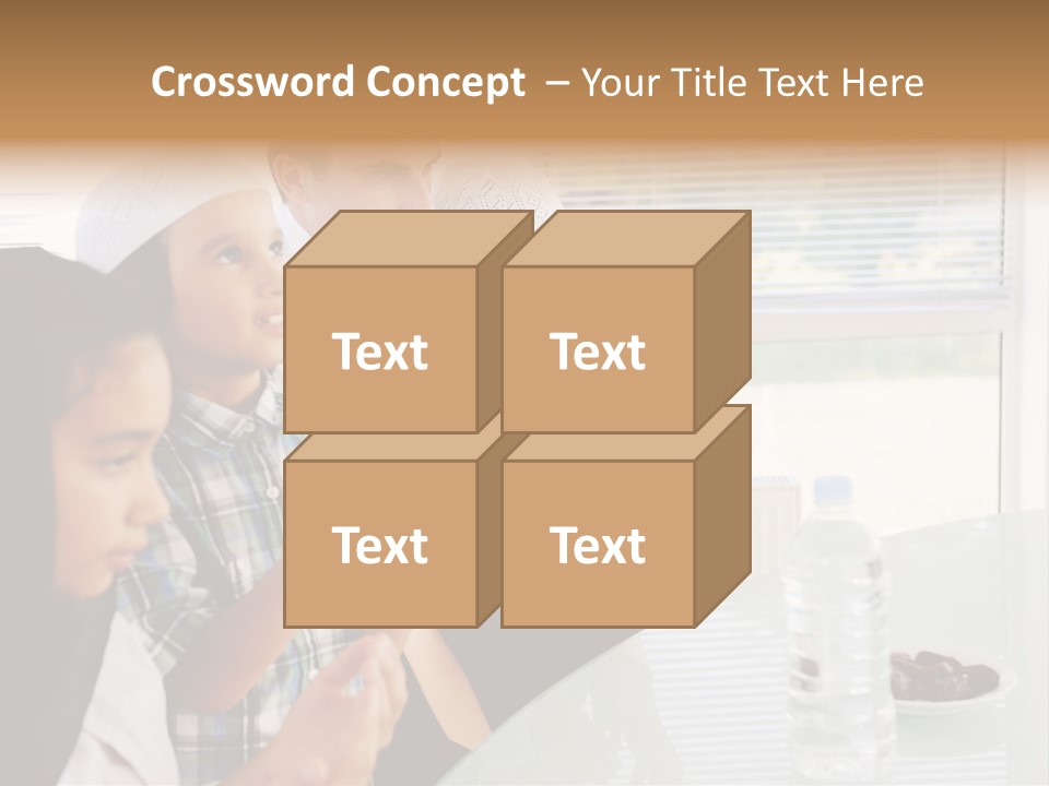 Father Doa Teaching PowerPoint Template