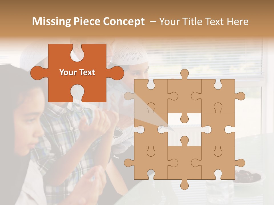 Father Doa Teaching PowerPoint Template