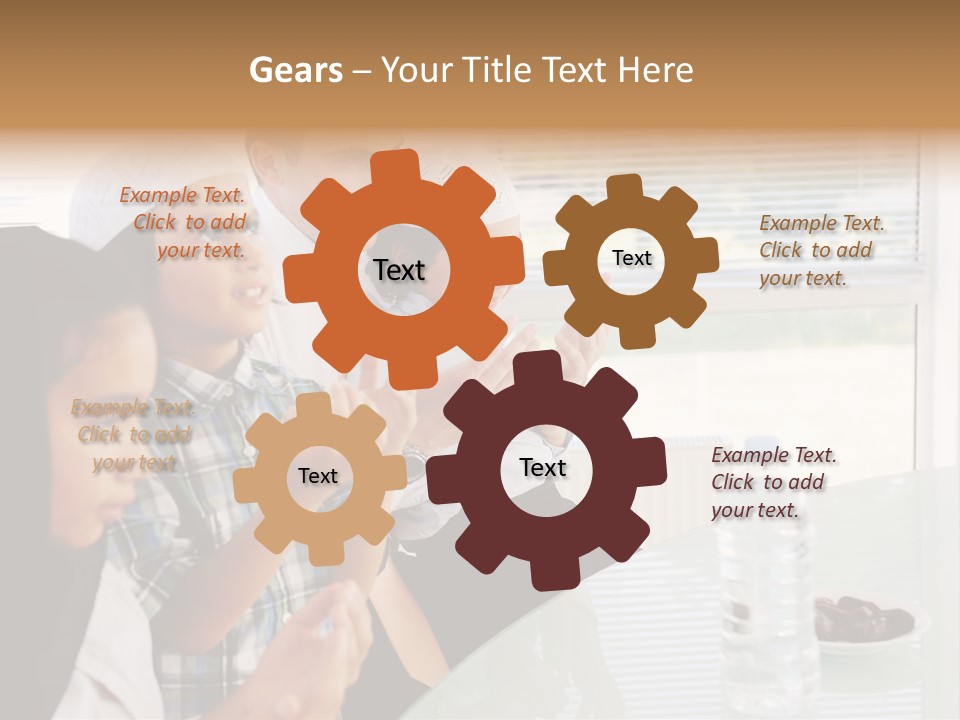 Father Doa Teaching PowerPoint Template