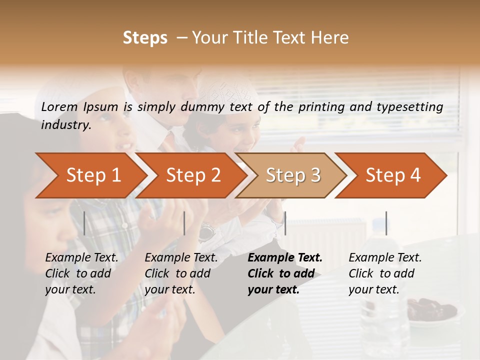 Father Doa Teaching PowerPoint Template