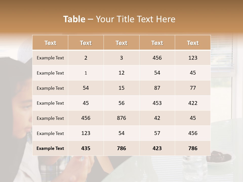 Father Doa Teaching PowerPoint Template