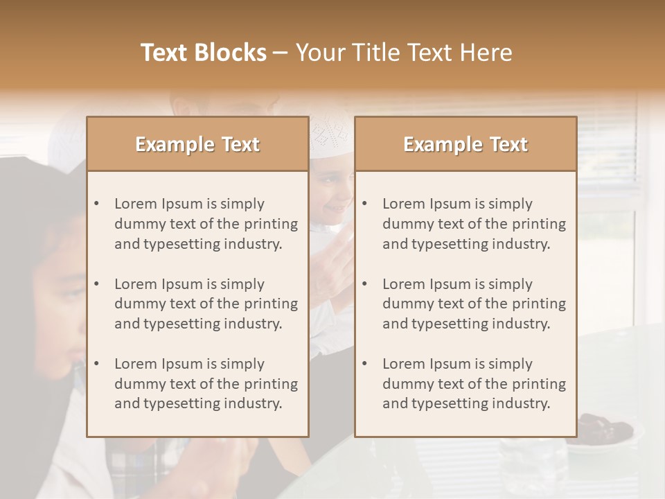 Father Doa Teaching PowerPoint Template