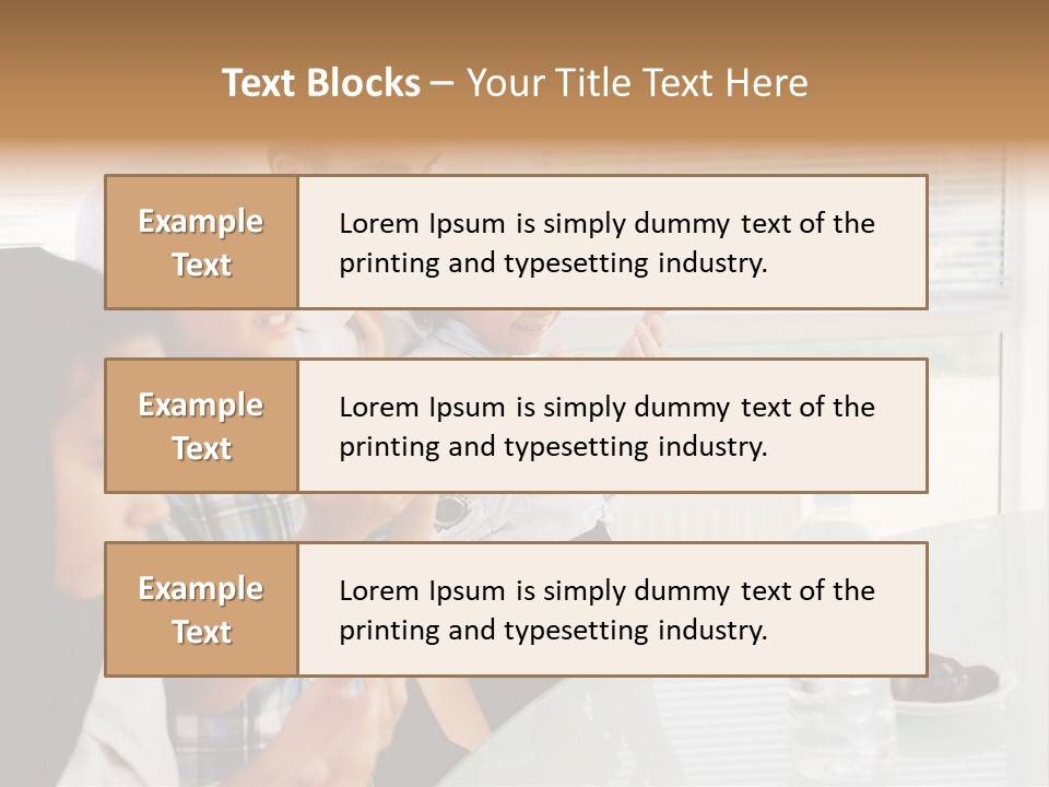 Father Doa Teaching PowerPoint Template