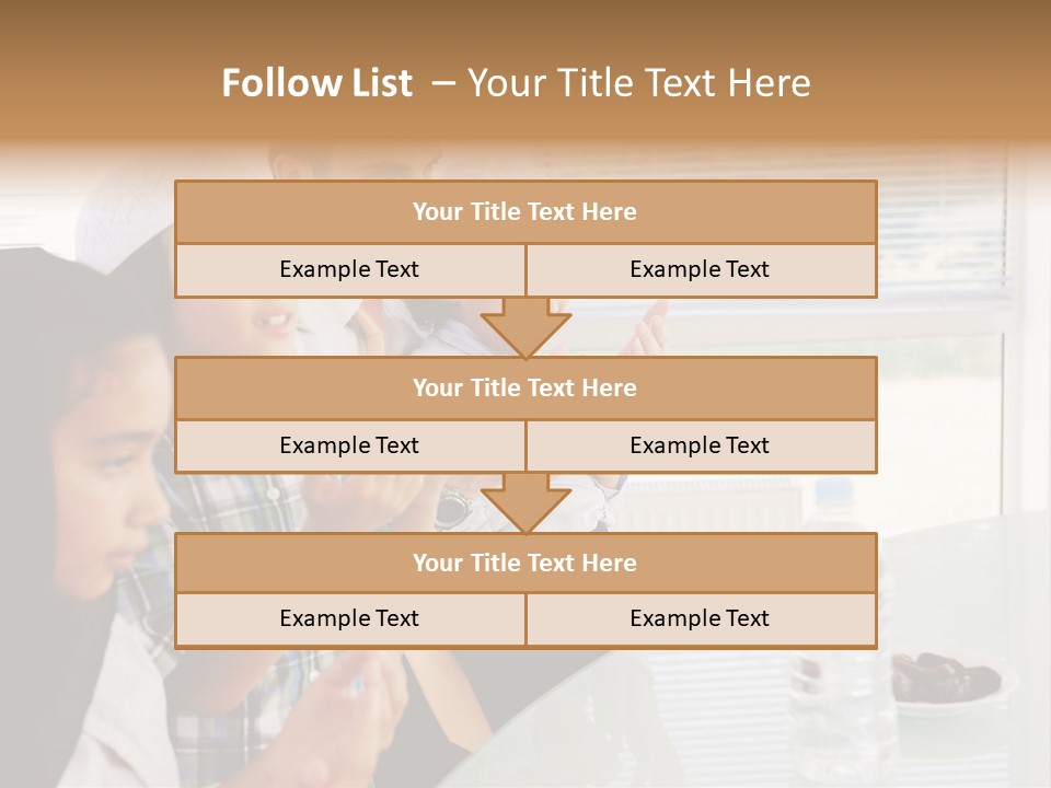 Father Doa Teaching PowerPoint Template