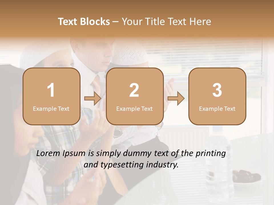 Father Doa Teaching PowerPoint Template