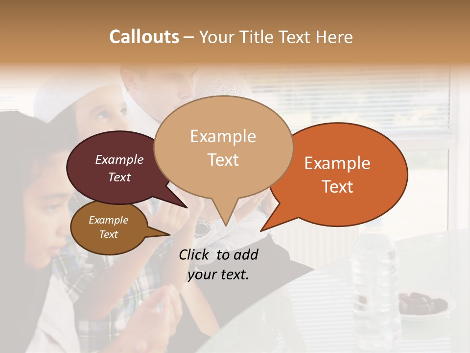 Father Doa Teaching PowerPoint Template