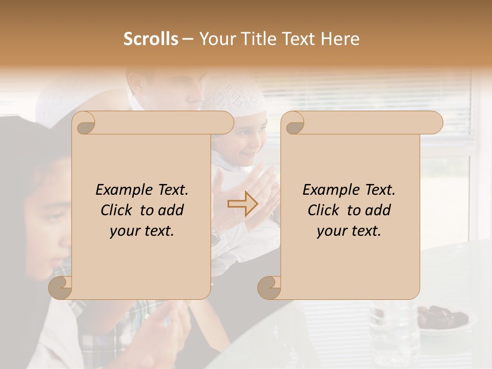 Father Doa Teaching PowerPoint Template