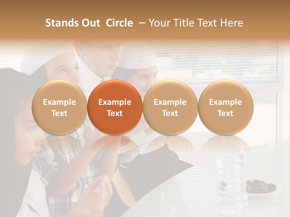 Father Doa Teaching PowerPoint Template