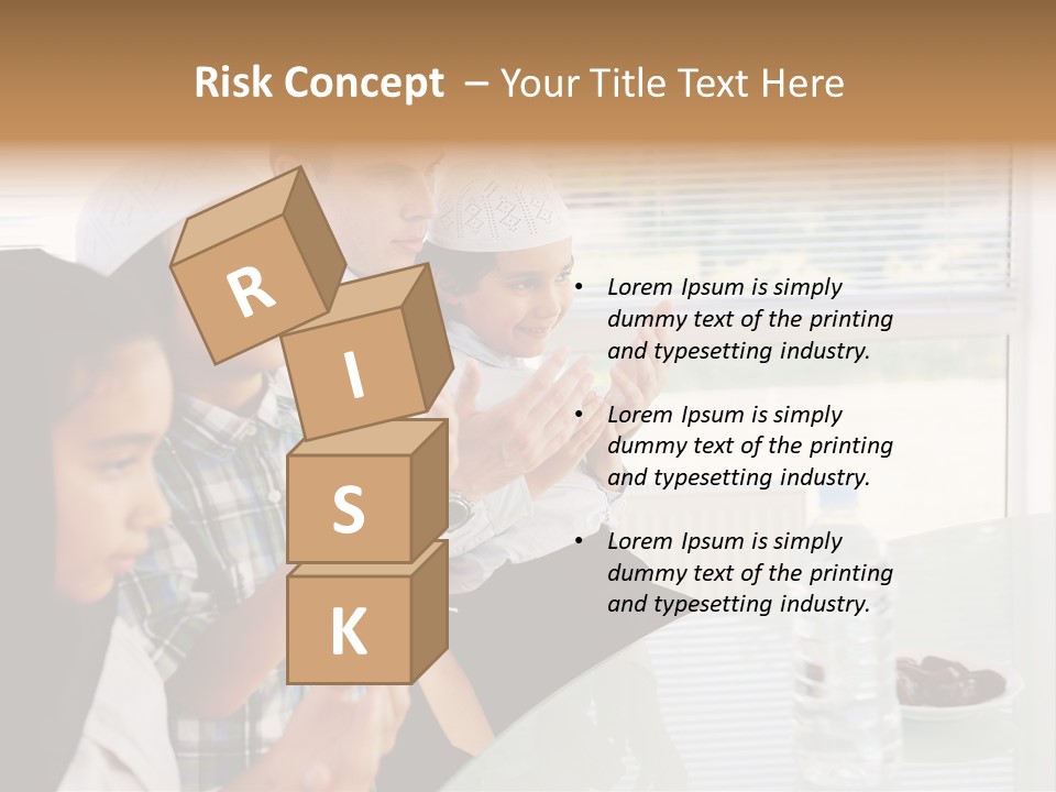 Father Doa Teaching PowerPoint Template