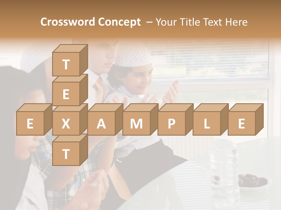 Father Doa Teaching PowerPoint Template