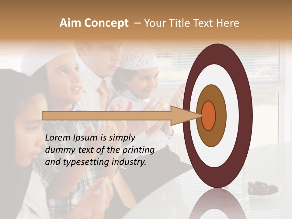 Father Doa Teaching PowerPoint Template