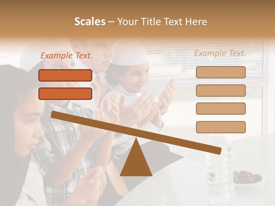 Father Doa Teaching PowerPoint Template