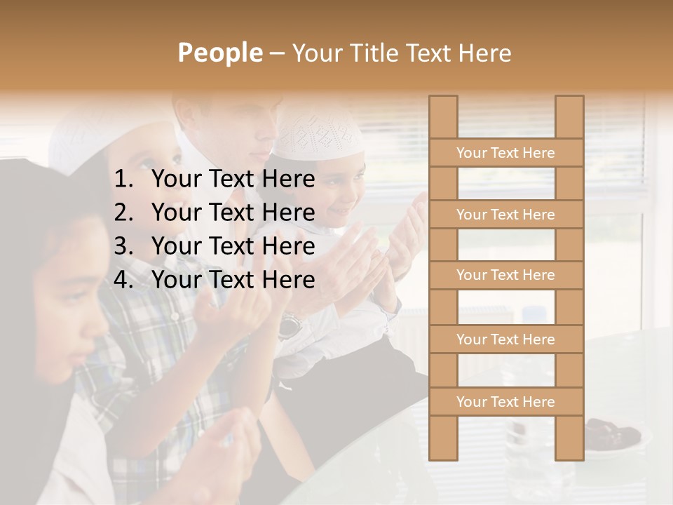 Father Doa Teaching PowerPoint Template