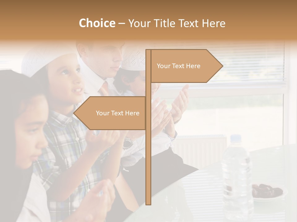 Father Doa Teaching PowerPoint Template