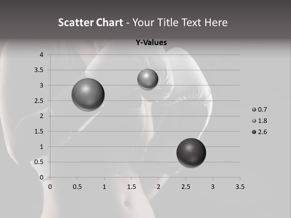 Copy Space Girl Horizontal PowerPoint Template