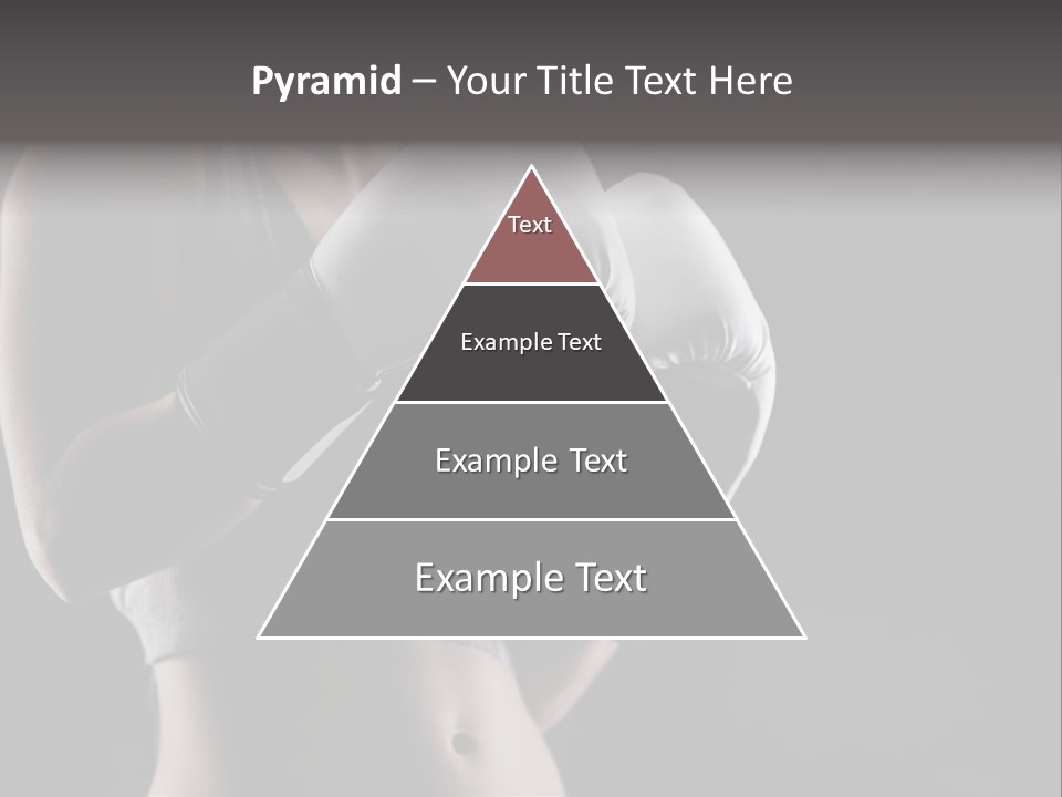 Copy Space Girl Horizontal PowerPoint Template