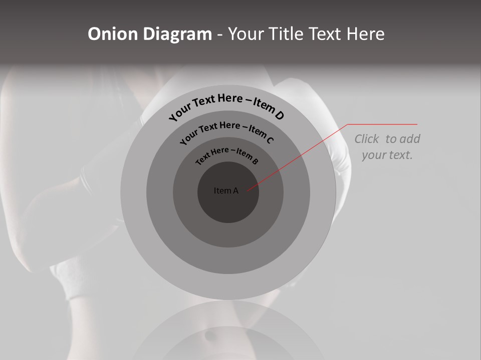 Copy Space Girl Horizontal PowerPoint Template