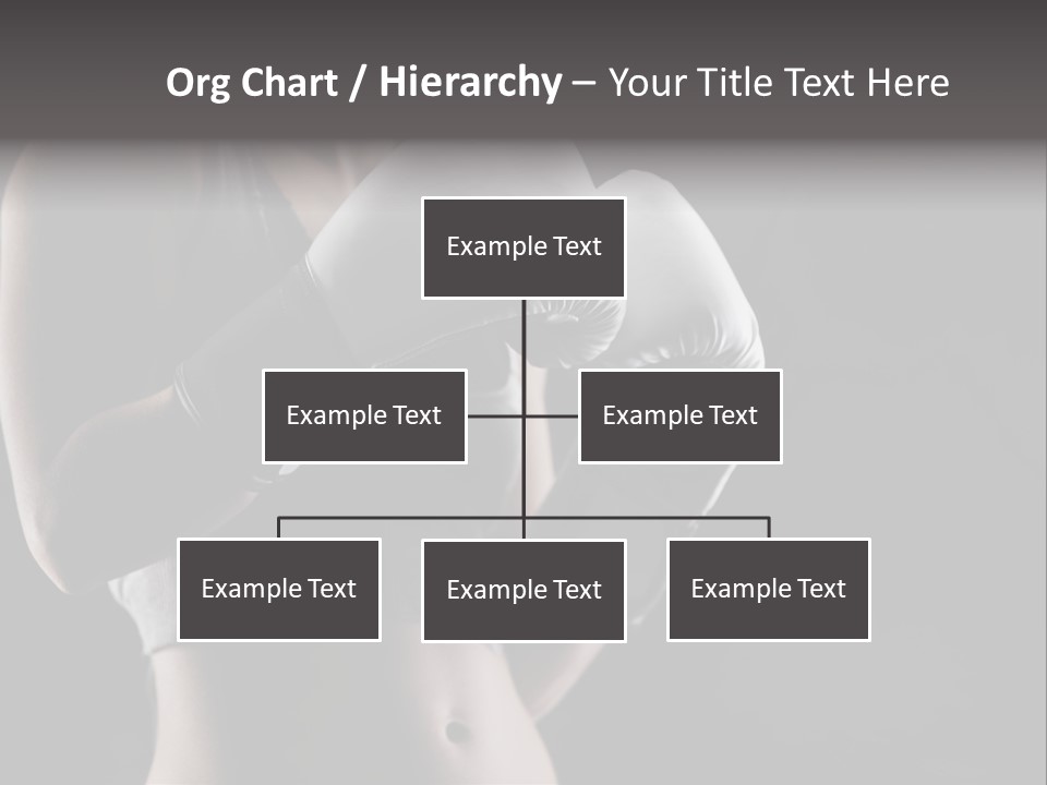 Copy Space Girl Horizontal PowerPoint Template