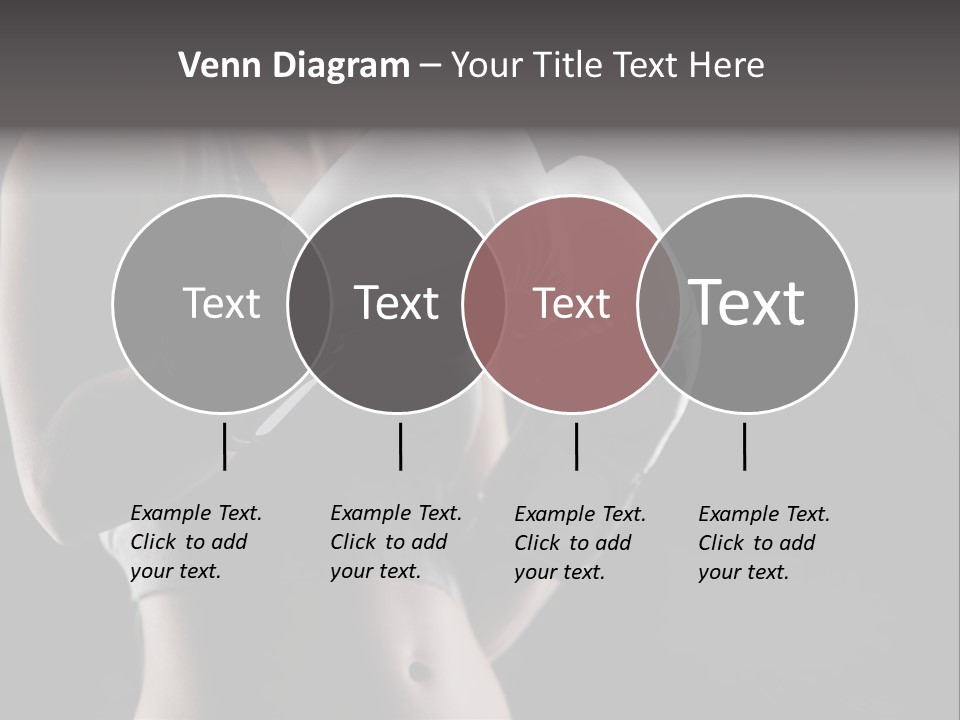 Copy Space Girl Horizontal PowerPoint Template