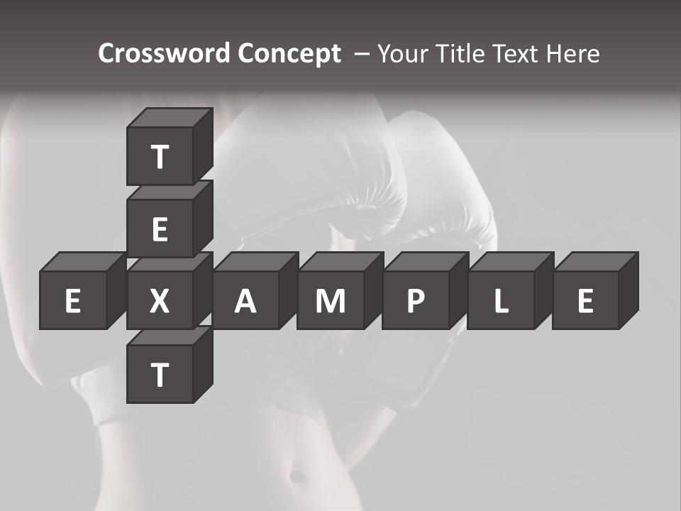 Copy Space Girl Horizontal PowerPoint Template