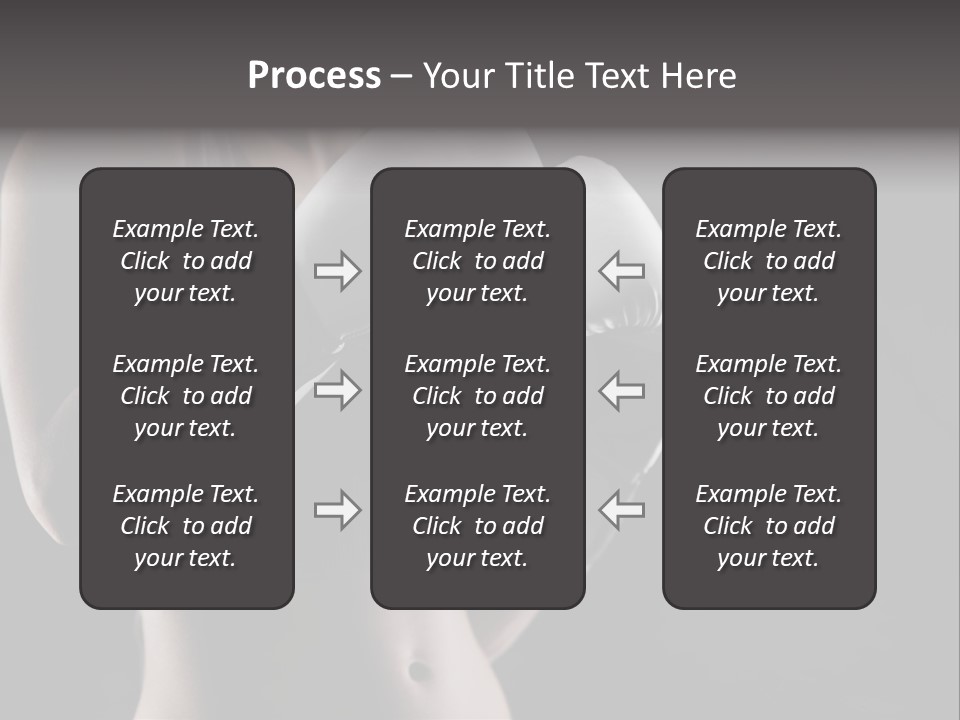 Copy Space Girl Horizontal PowerPoint Template