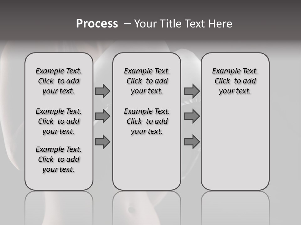 Copy Space Girl Horizontal PowerPoint Template