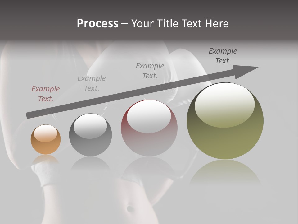 Copy Space Girl Horizontal PowerPoint Template