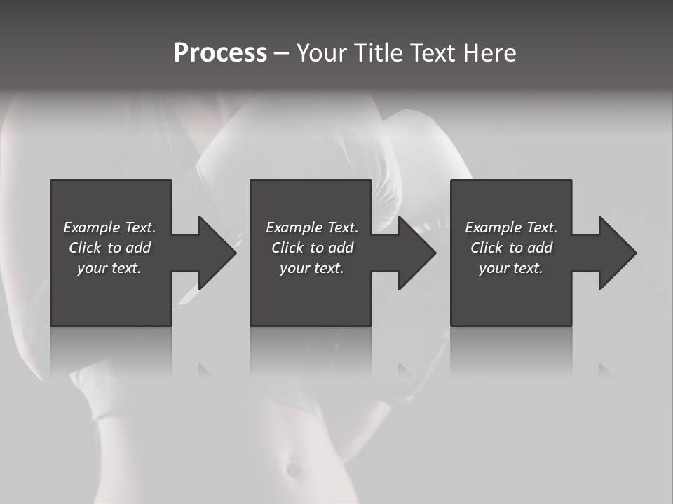 Copy Space Girl Horizontal PowerPoint Template
