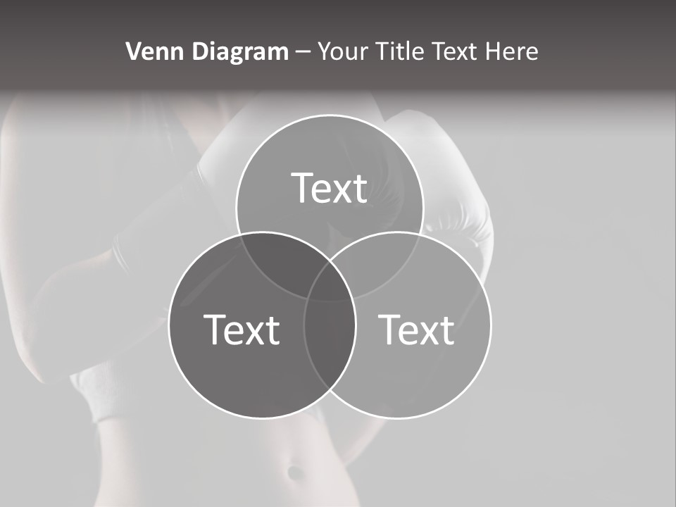 Copy Space Girl Horizontal PowerPoint Template