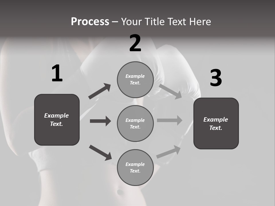 Copy Space Girl Horizontal PowerPoint Template
