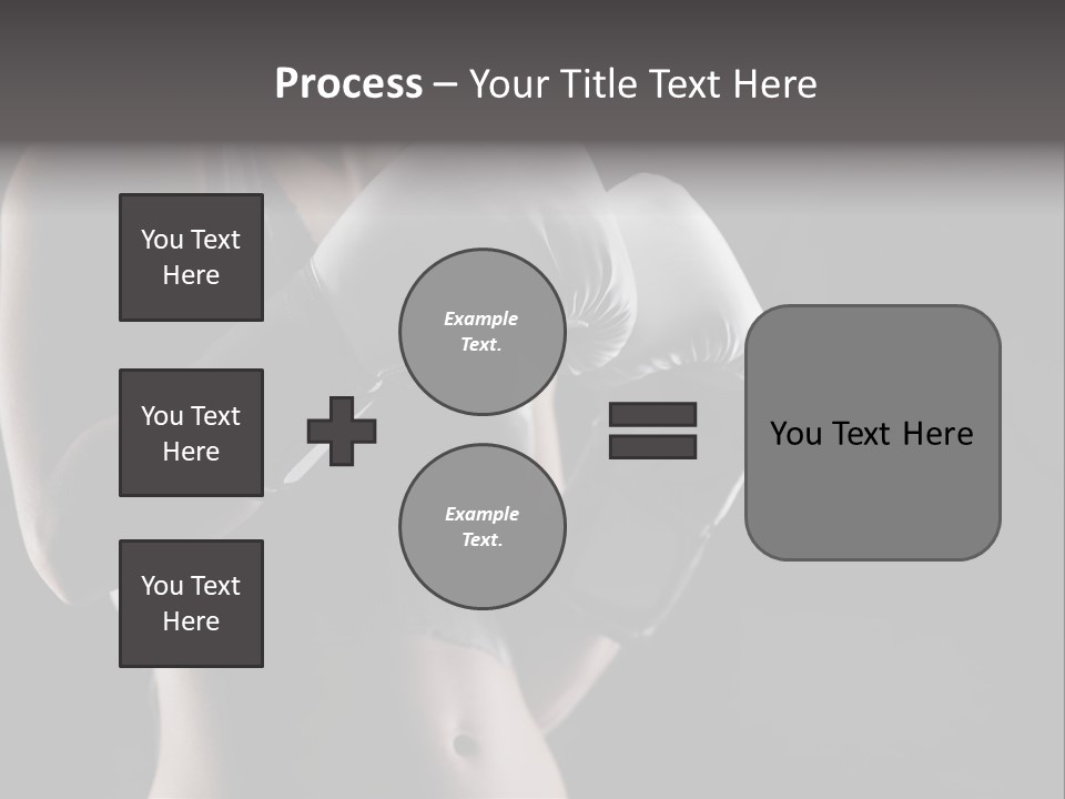 Copy Space Girl Horizontal PowerPoint Template