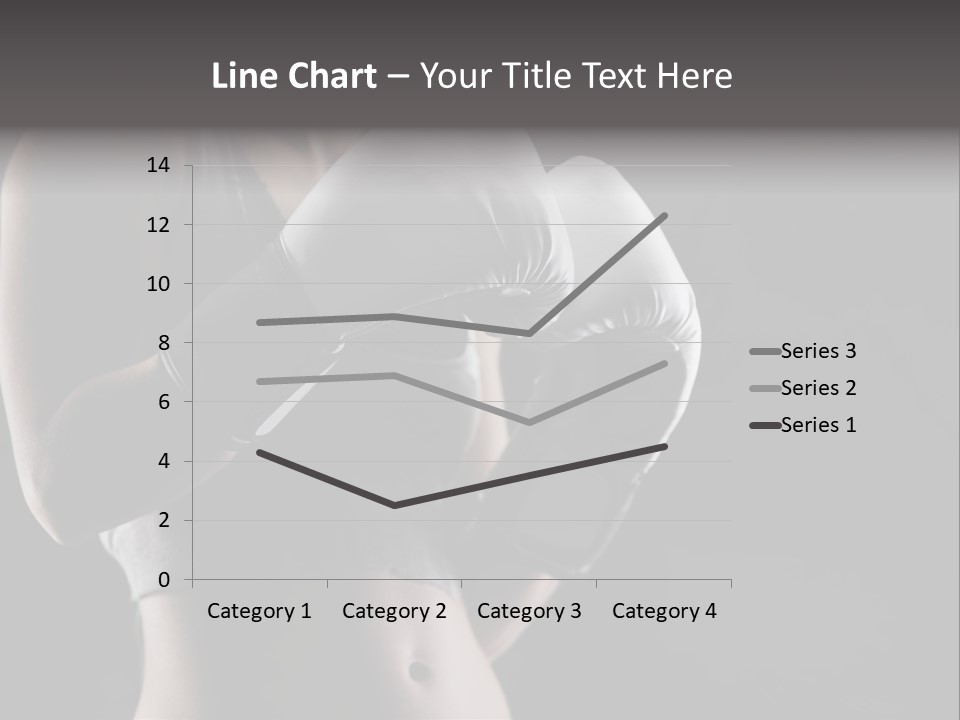 Copy Space Girl Horizontal PowerPoint Template