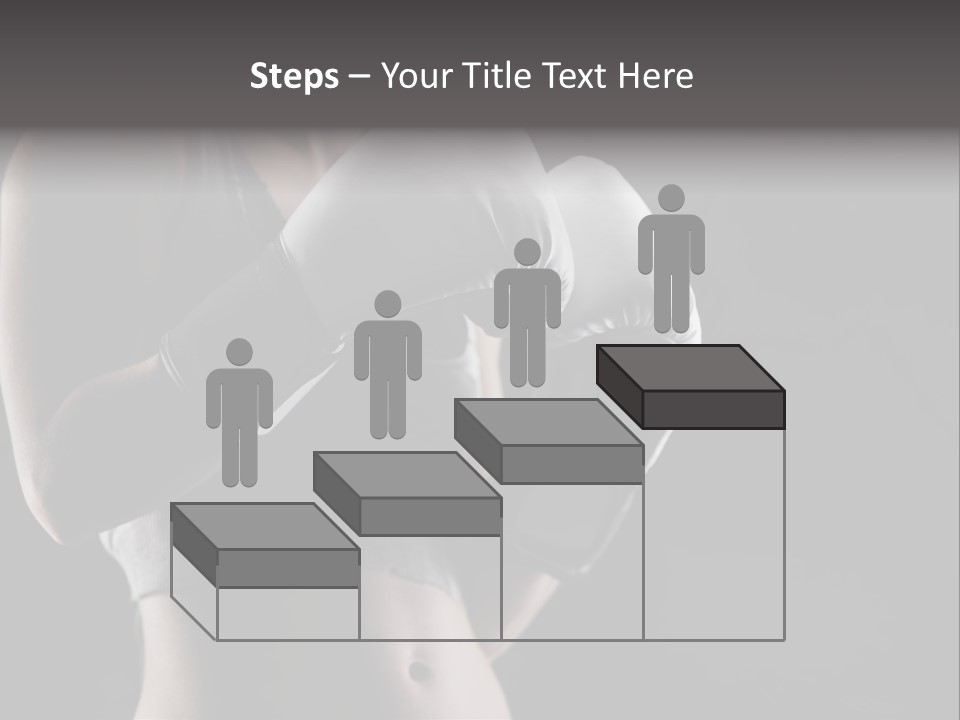 Copy Space Girl Horizontal PowerPoint Template