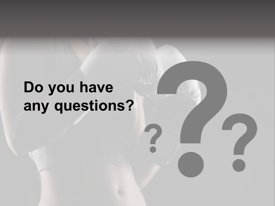 Copy Space Girl Horizontal PowerPoint Template