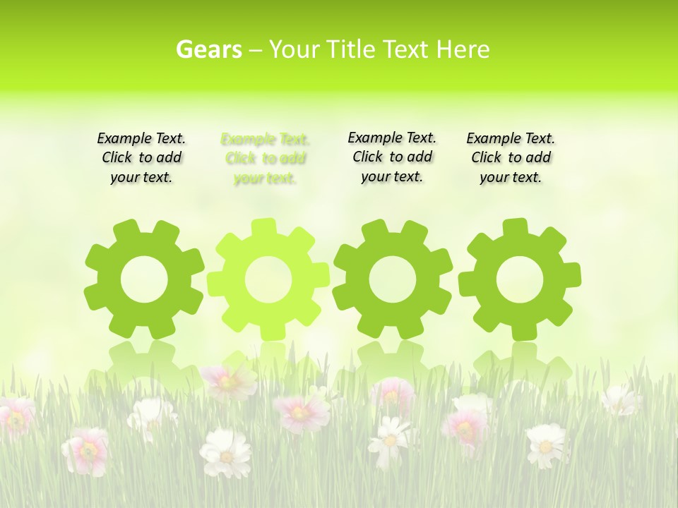 Blossom Natural Easter PowerPoint Template