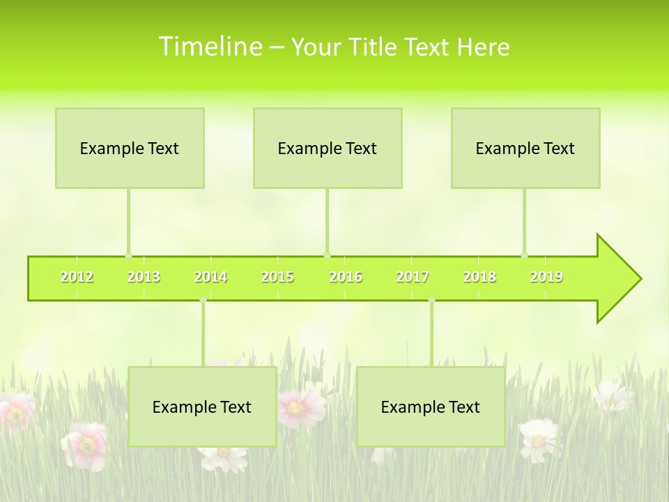 Blossom Natural Easter PowerPoint Template