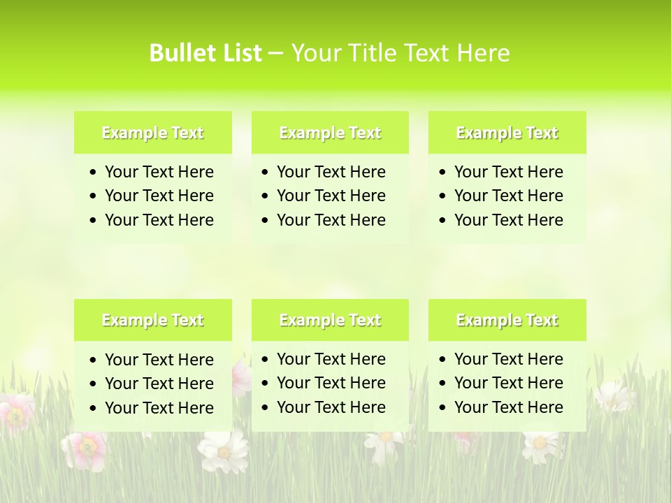 Blossom Natural Easter PowerPoint Template