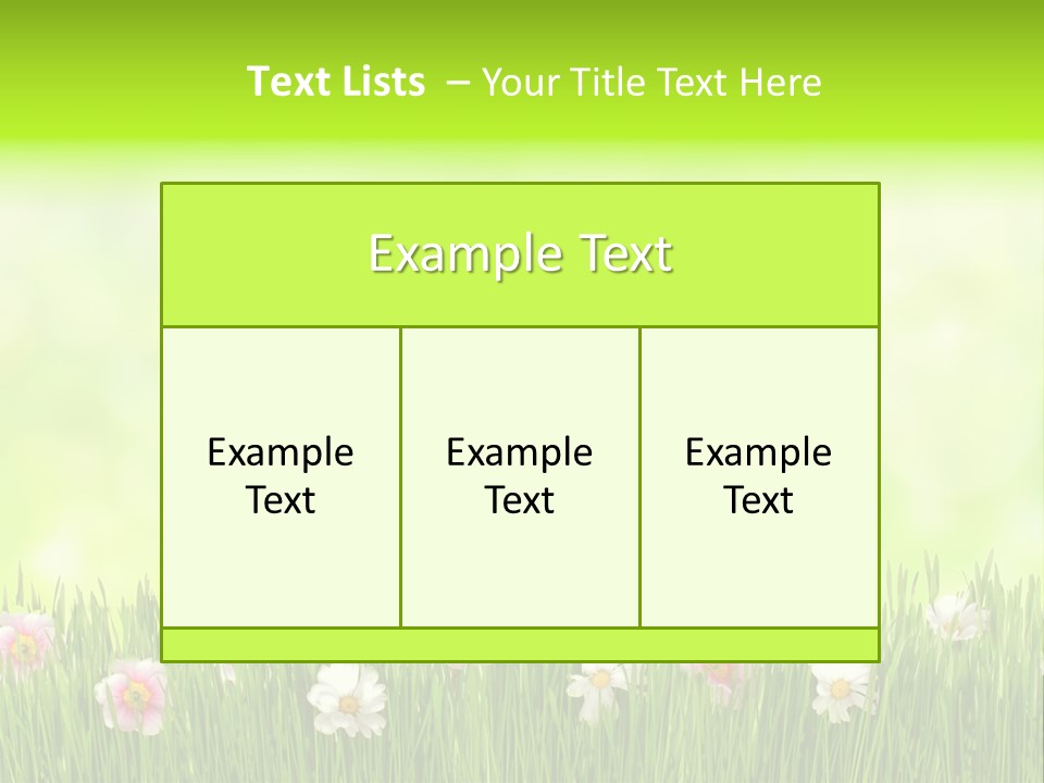 Blossom Natural Easter PowerPoint Template