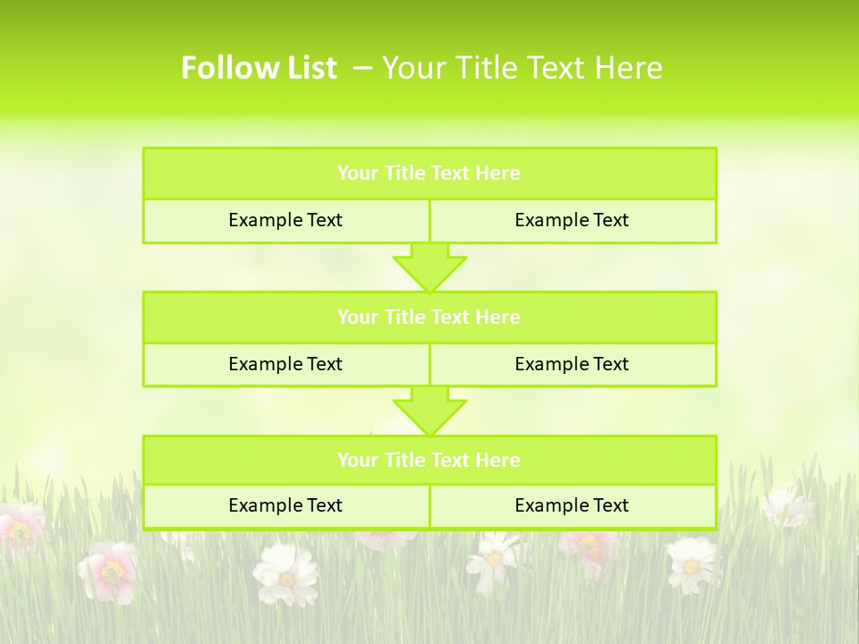 Blossom Natural Easter PowerPoint Template