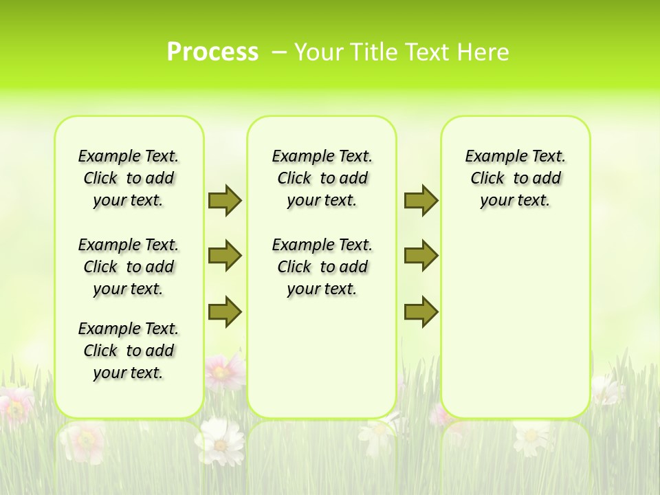 Blossom Natural Easter PowerPoint Template
