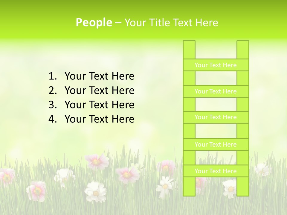 Blossom Natural Easter PowerPoint Template