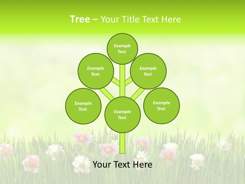 Blossom Natural Easter PowerPoint Template