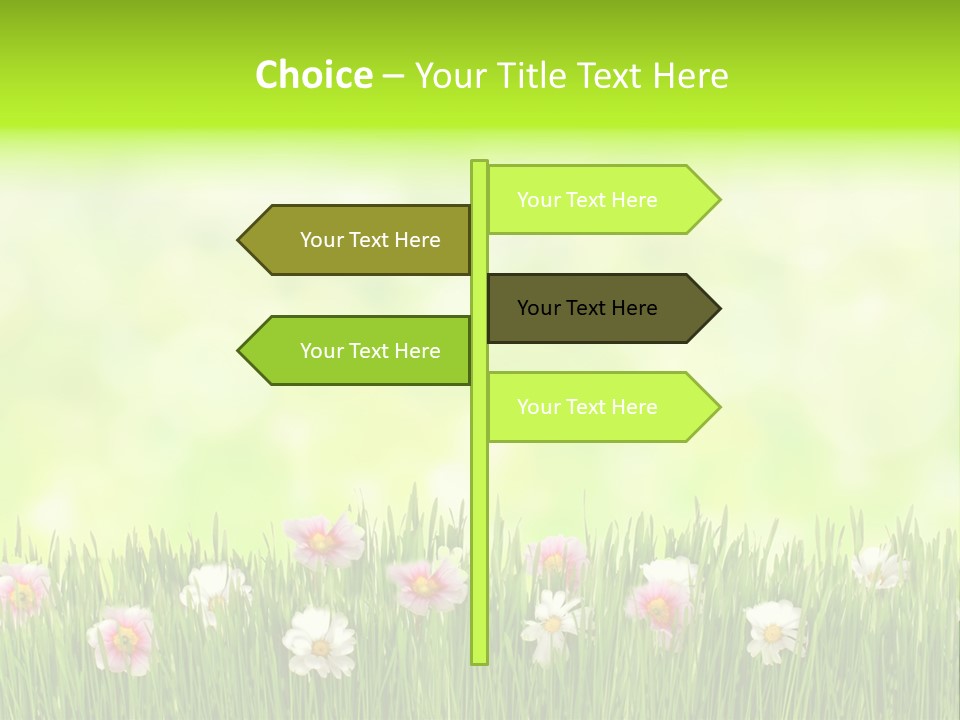 Blossom Natural Easter PowerPoint Template