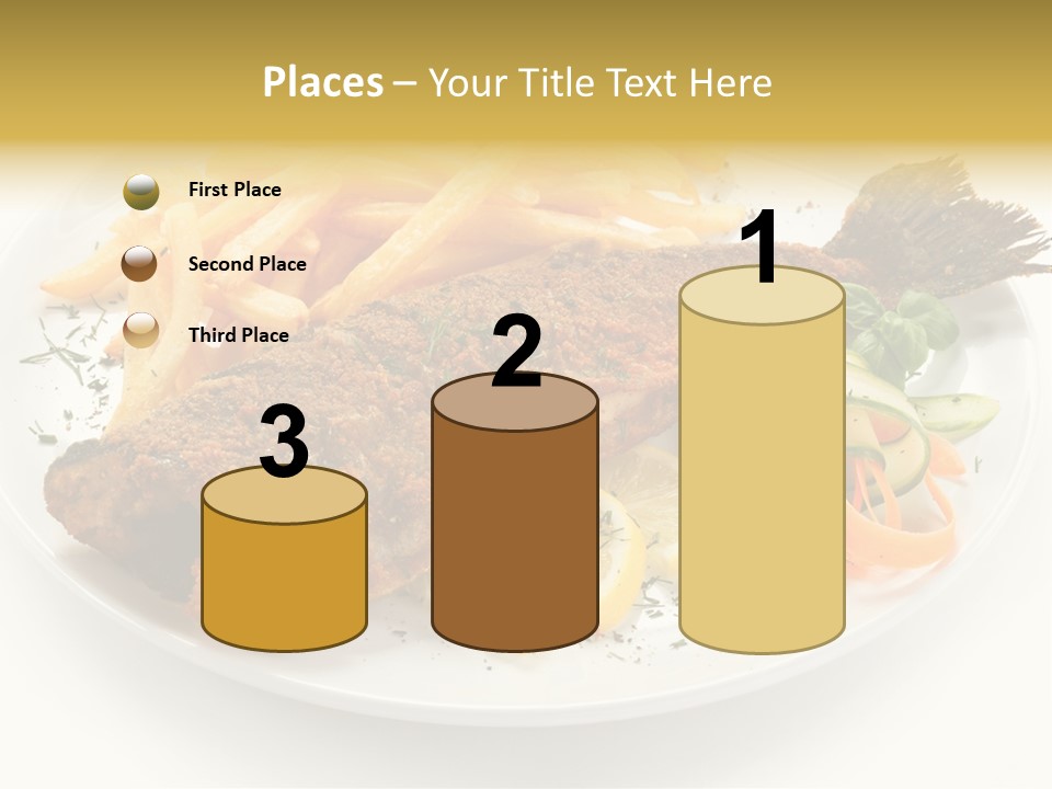 Eating Dish Grilled PowerPoint Template