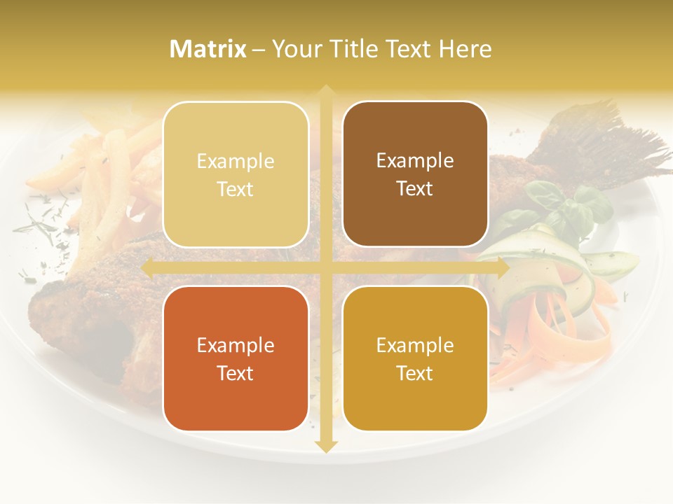 Eating Dish Grilled PowerPoint Template