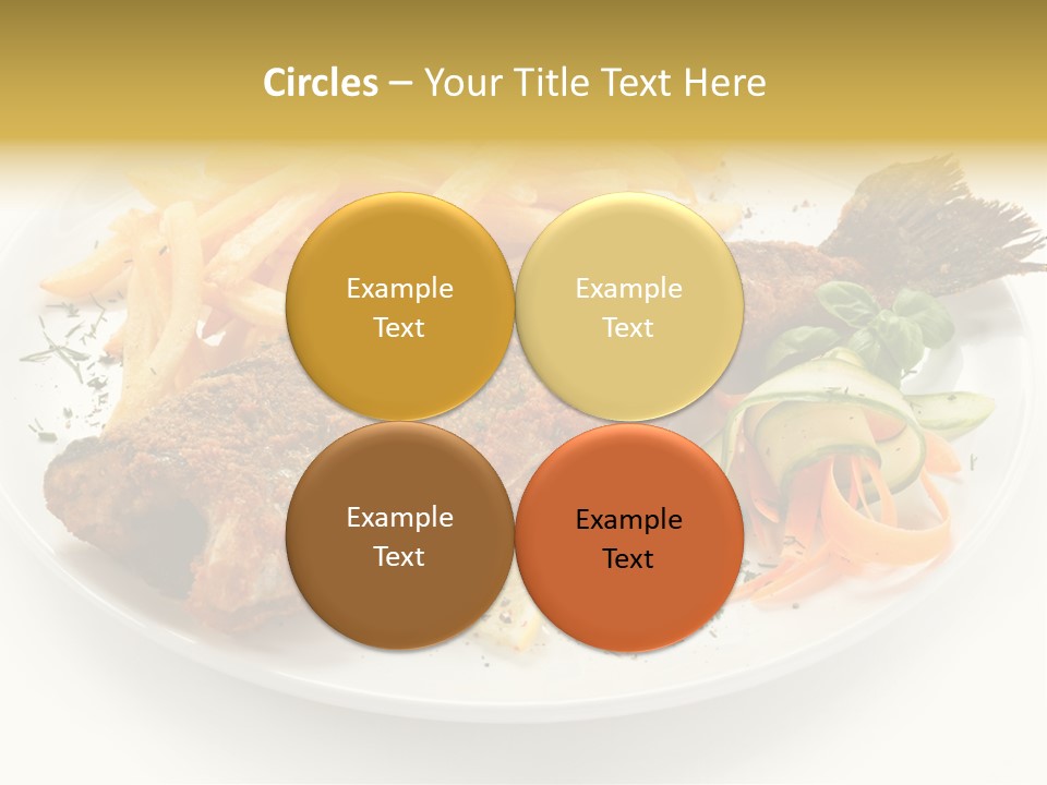 Eating Dish Grilled PowerPoint Template