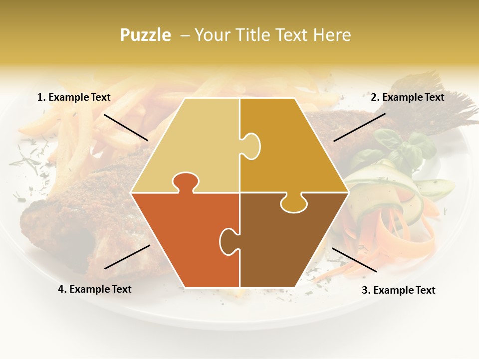 Eating Dish Grilled PowerPoint Template