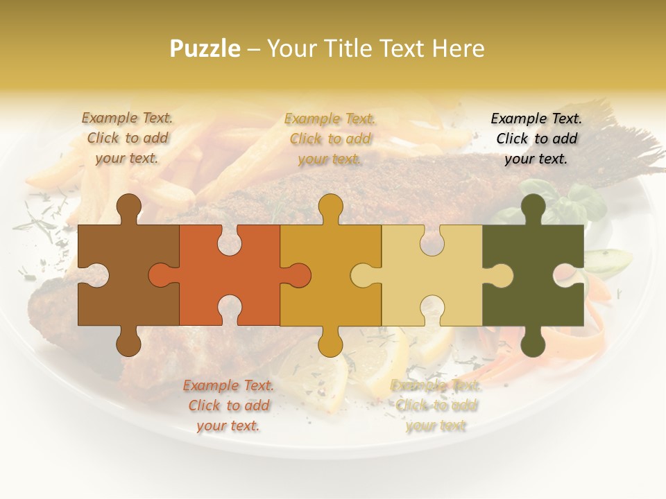 Eating Dish Grilled PowerPoint Template