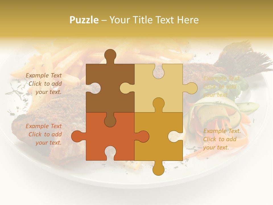 Eating Dish Grilled PowerPoint Template