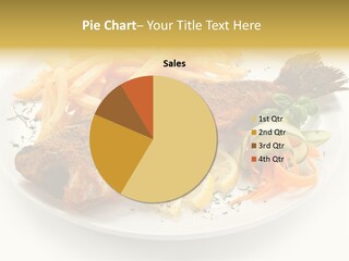 Eating Dish Grilled PowerPoint Template